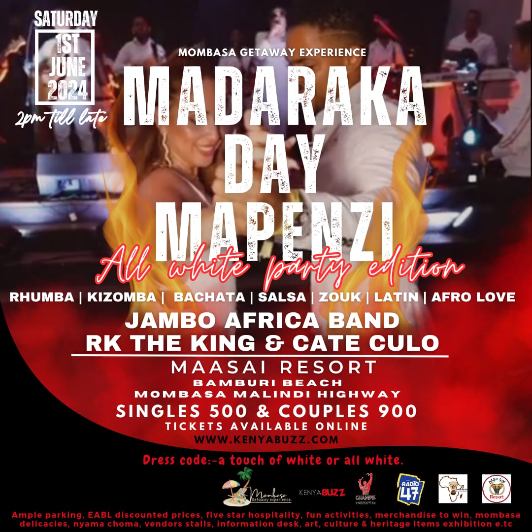 Mombasa Getaway Experience, Madaraka Day Mapenzi Edition
