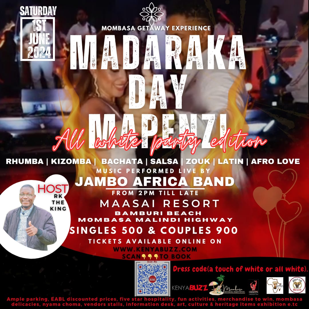 Mombasa Getaway Experience, Madaraka Day Mapenzi Edition