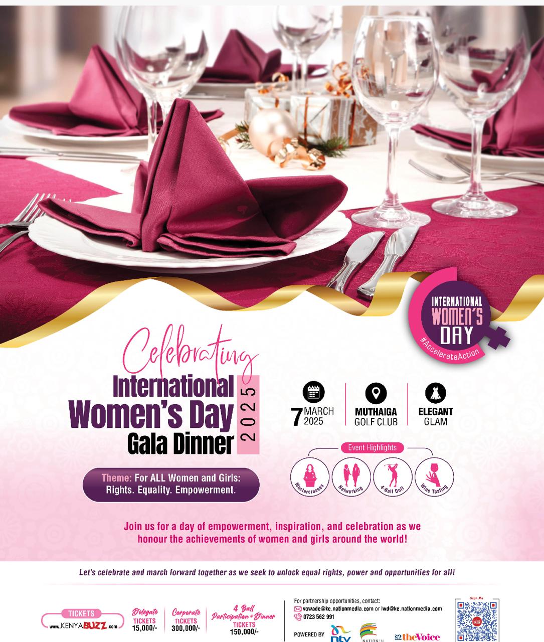 International Women's Day 2025 Gala Dinner