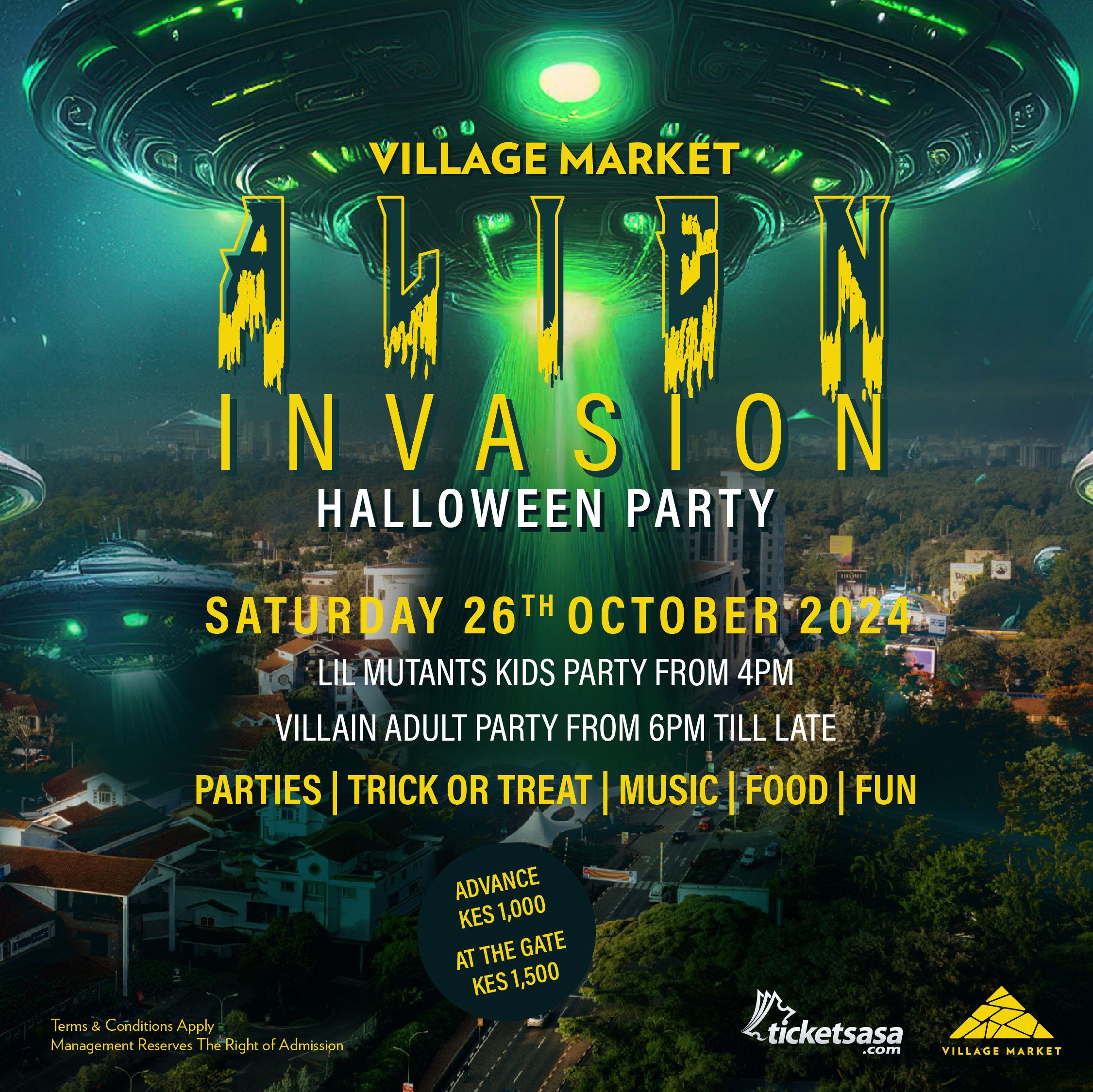 Alien Invasion Home Party