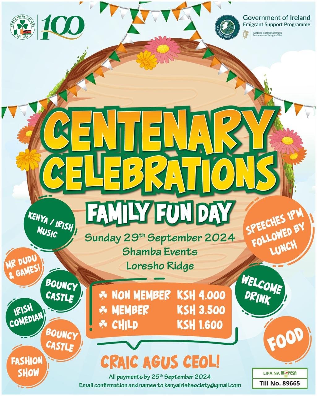 Centenary Celebrations Family Fun Day