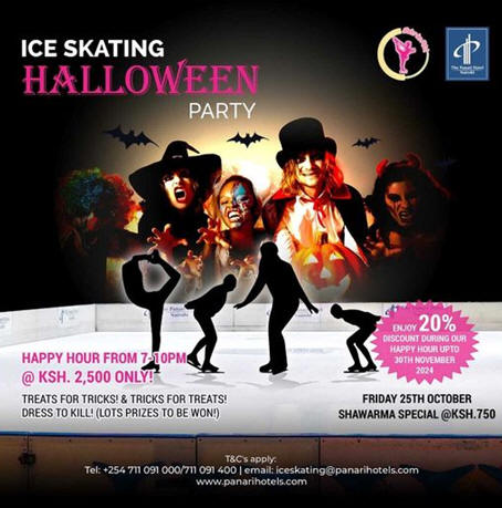 Ice Skating Halloween Party