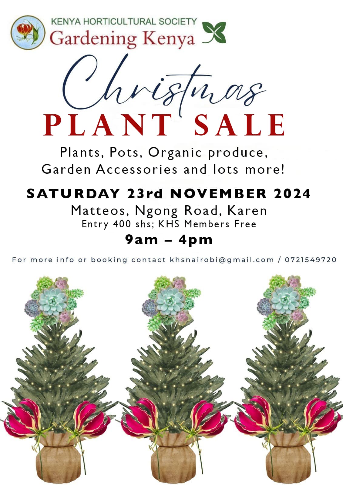 Christmas Plant Sale