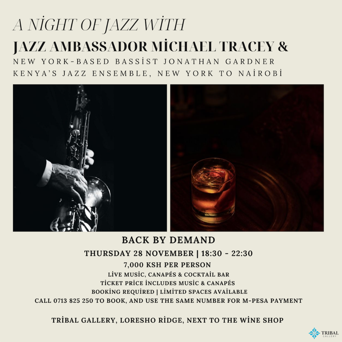 A night of Jazz at Tribal Gallery