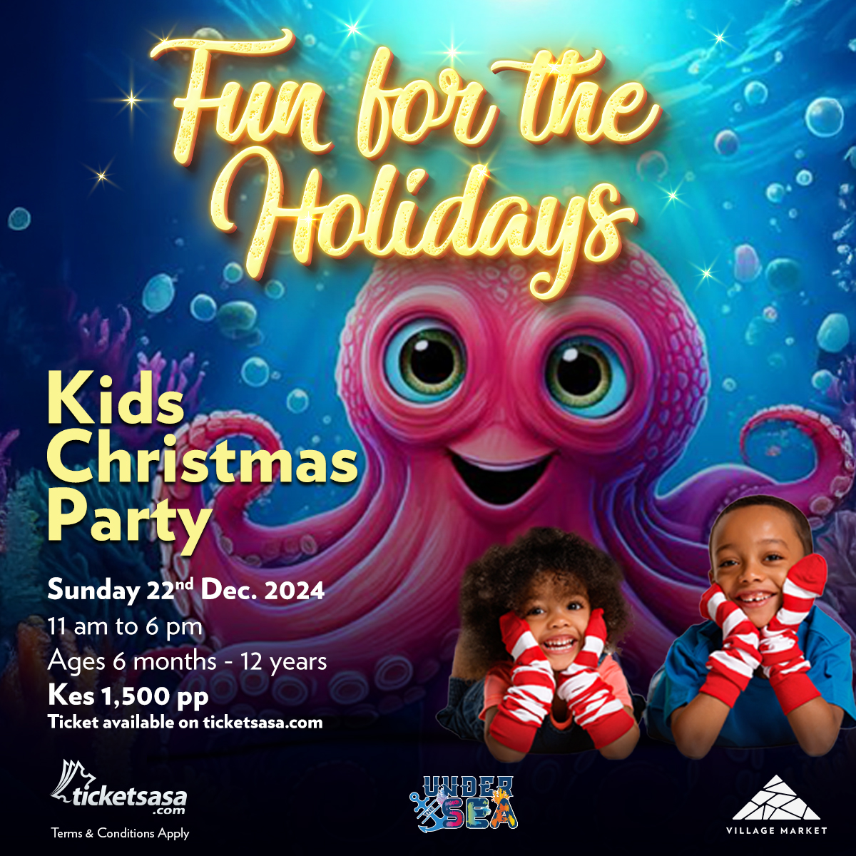 Kids Christmas Party at Village Market