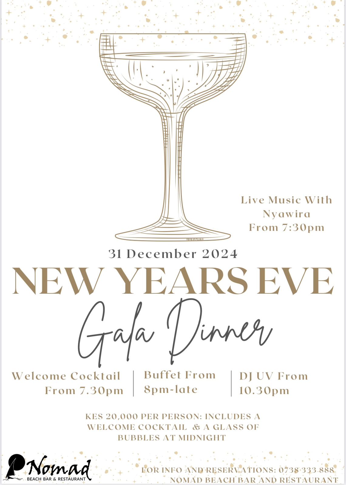 New Year’s Eve Gala Dinner