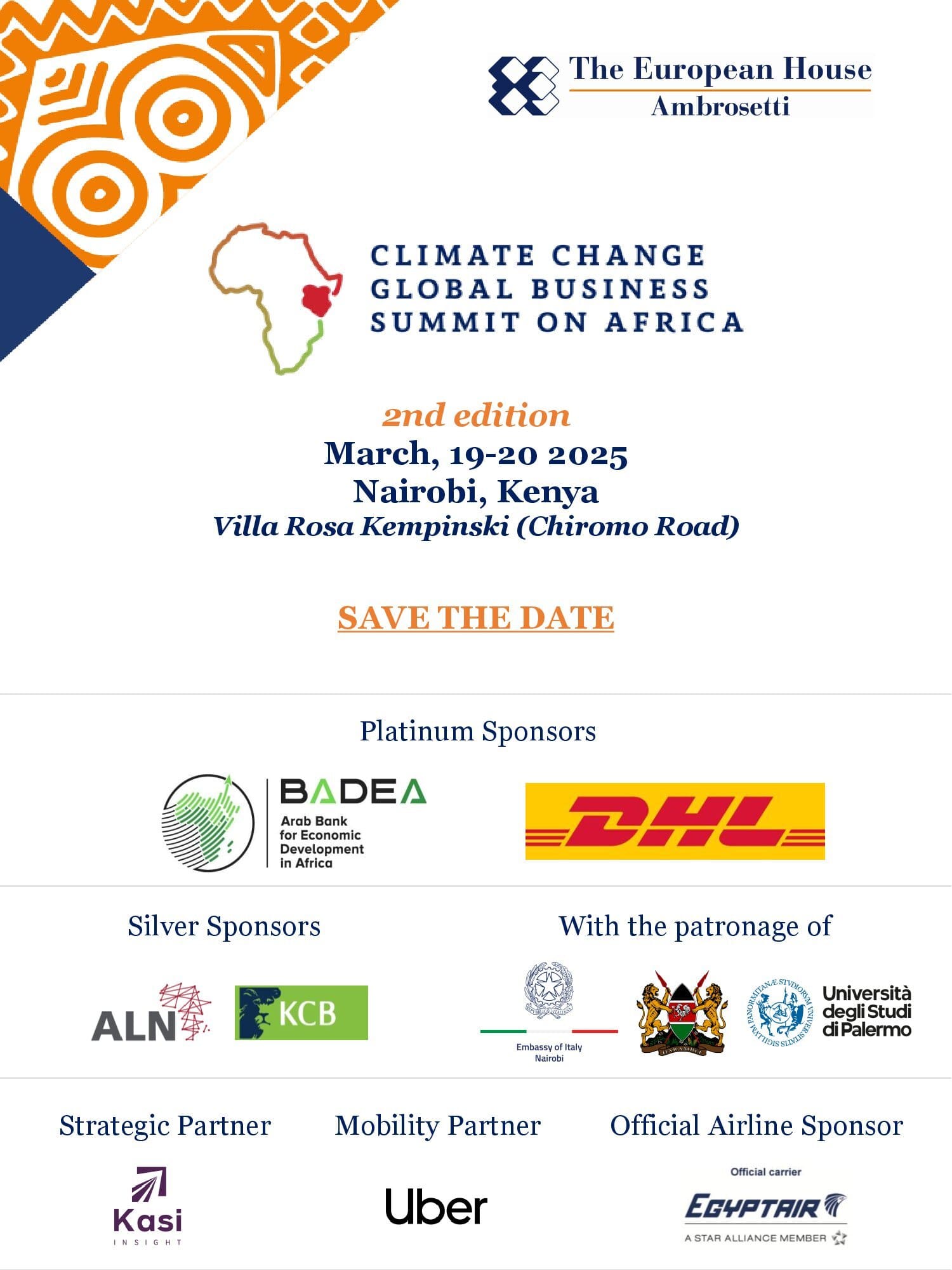 Climate Change Global Business Summit on Africa