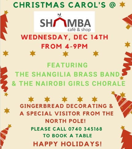 Christmas Carols at Shamba 