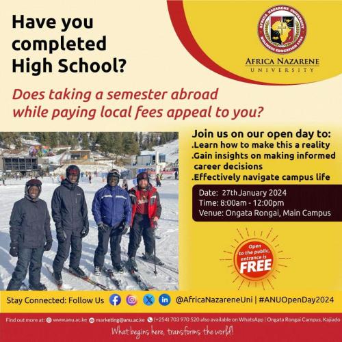 African Nazarene University Open Day African Nazarene University Open Day