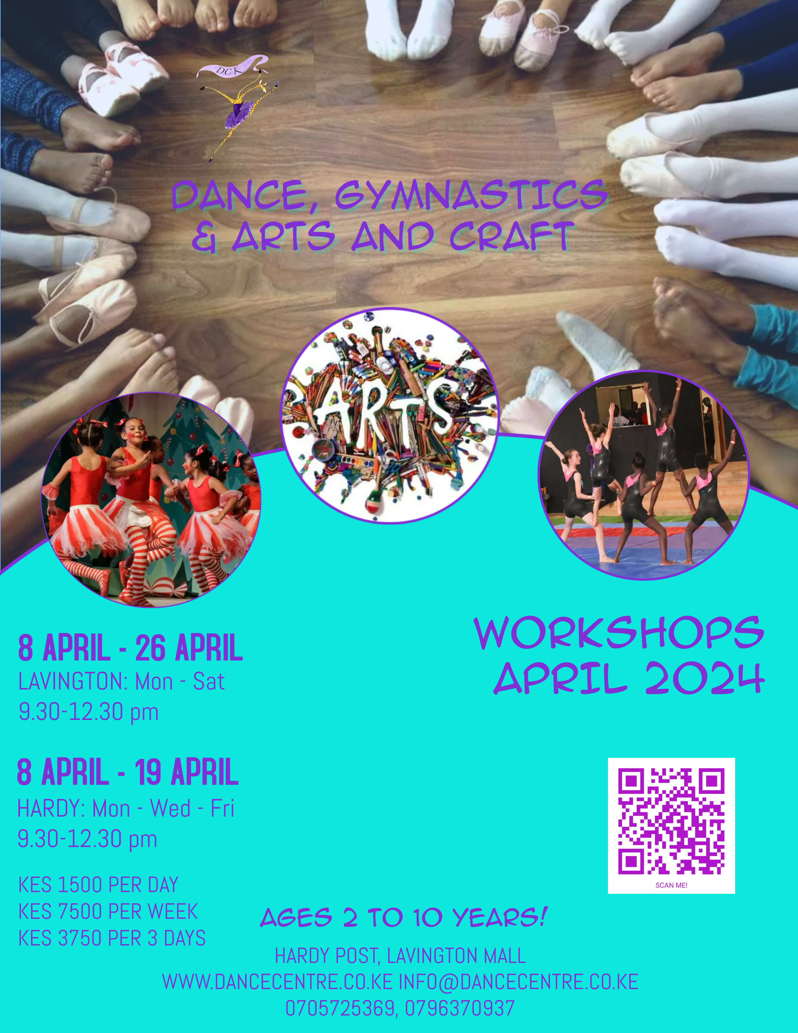 Dance Centre Kenya April Holiday Workshops