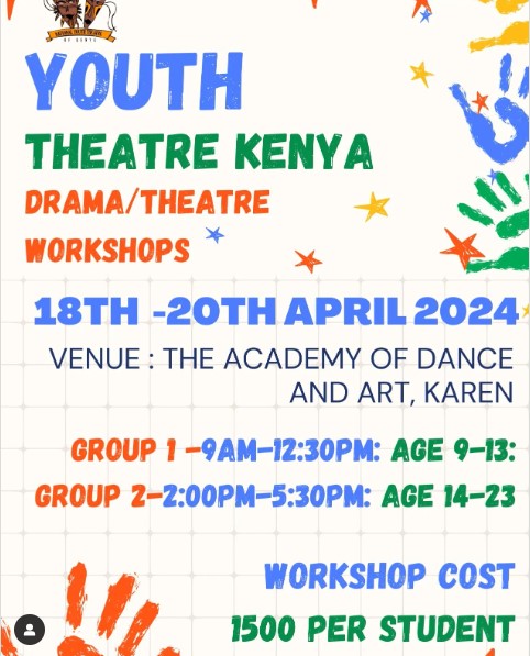 Youth Theatre Kenya April Workshops