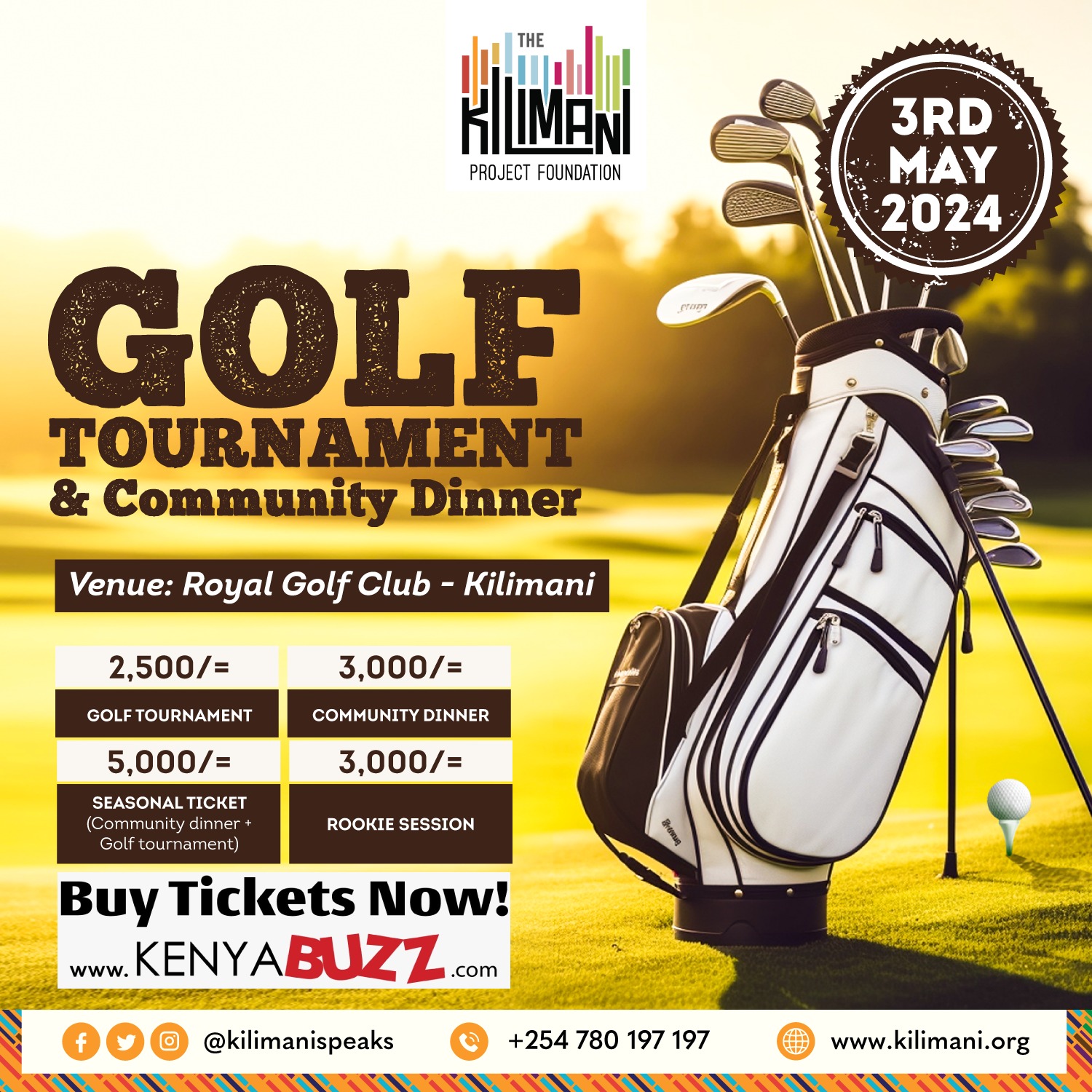 Golf Tournament and Community Dinner