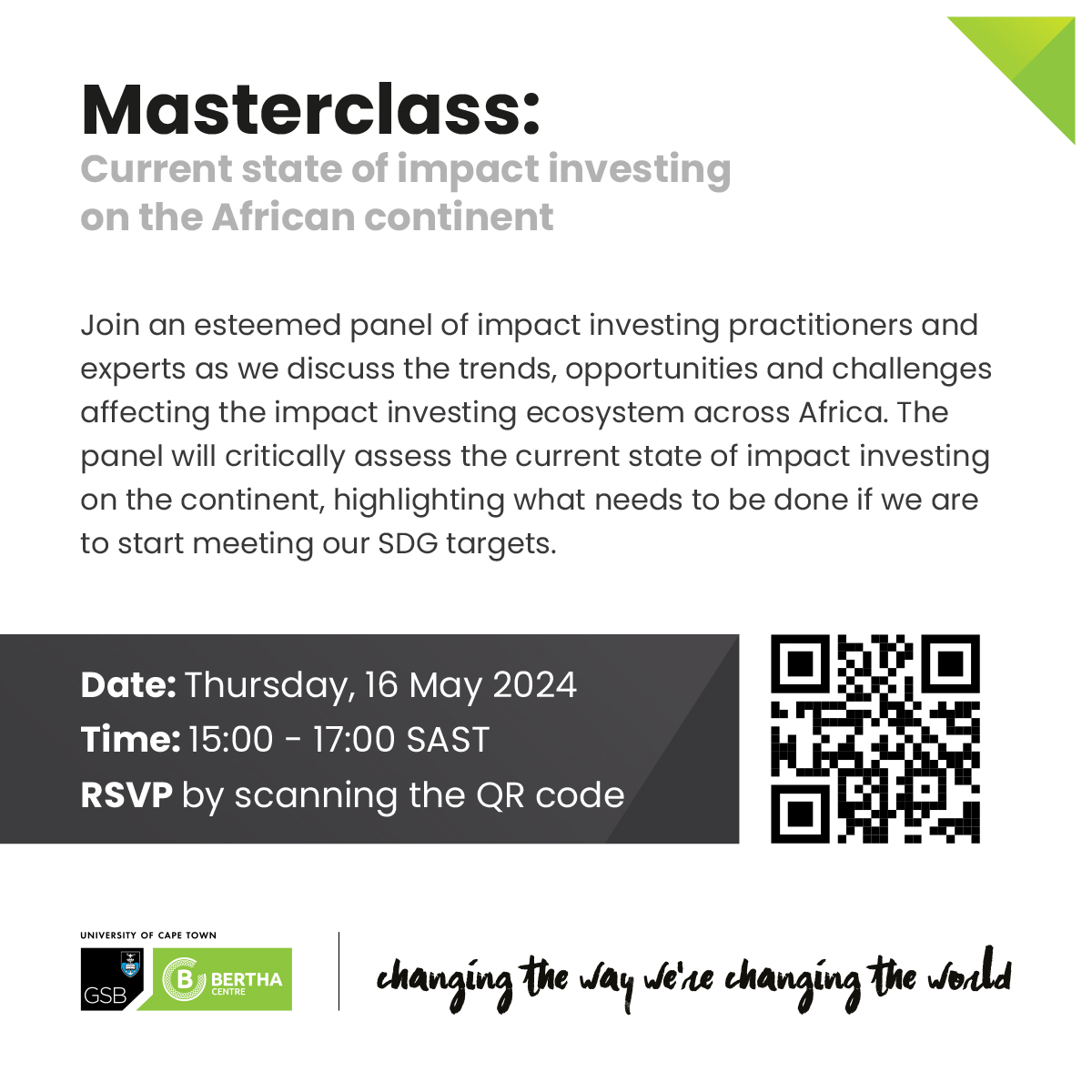 Masterclass: Current State of Impact Investing on the African Continent