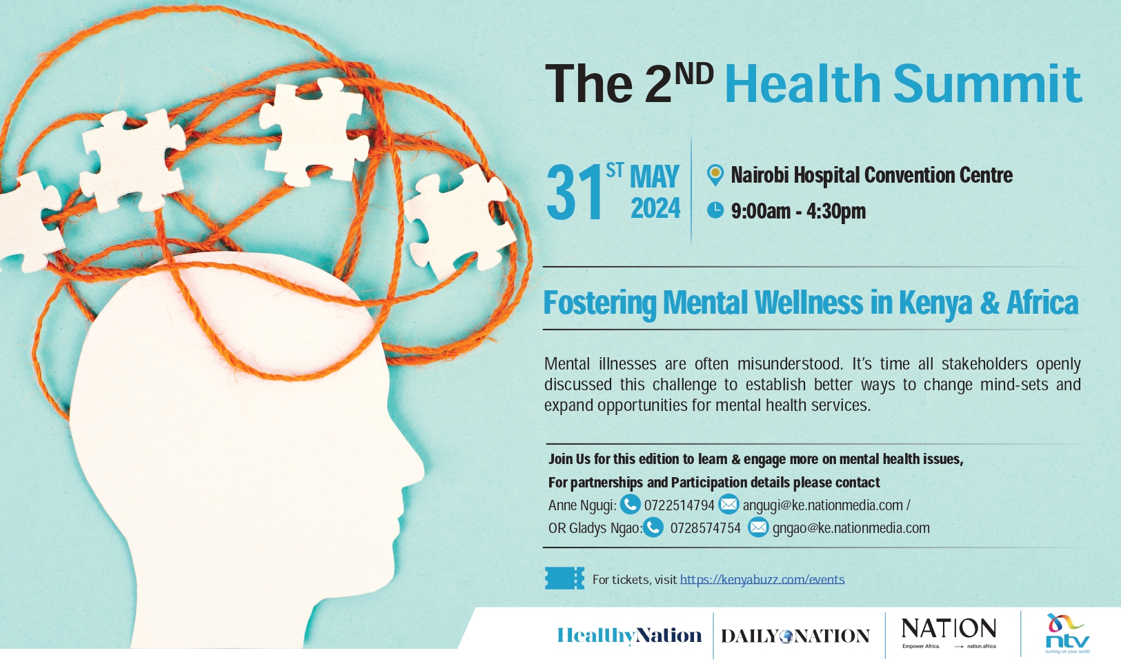 The 2nd Heath Summit: Fostering Mental Wellness in Kenya & Africa