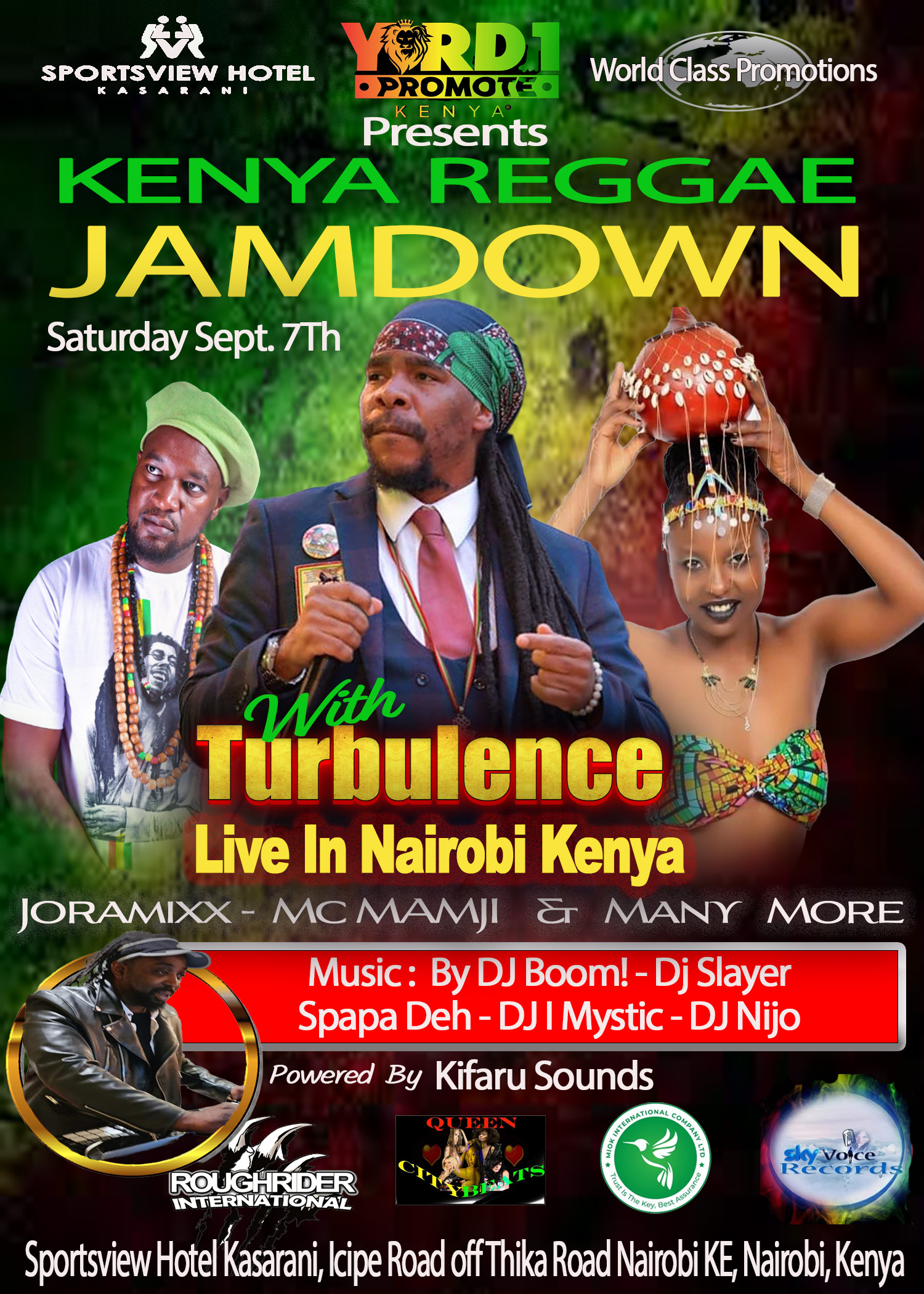 Turbulence Live In Kenyas Reggae Jambdown