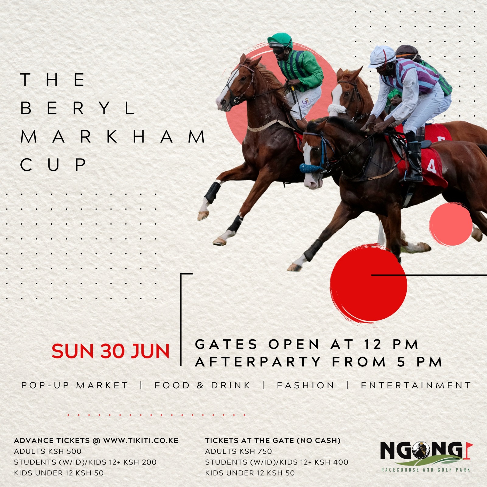 Beryl Markham Cup - Horse Racing