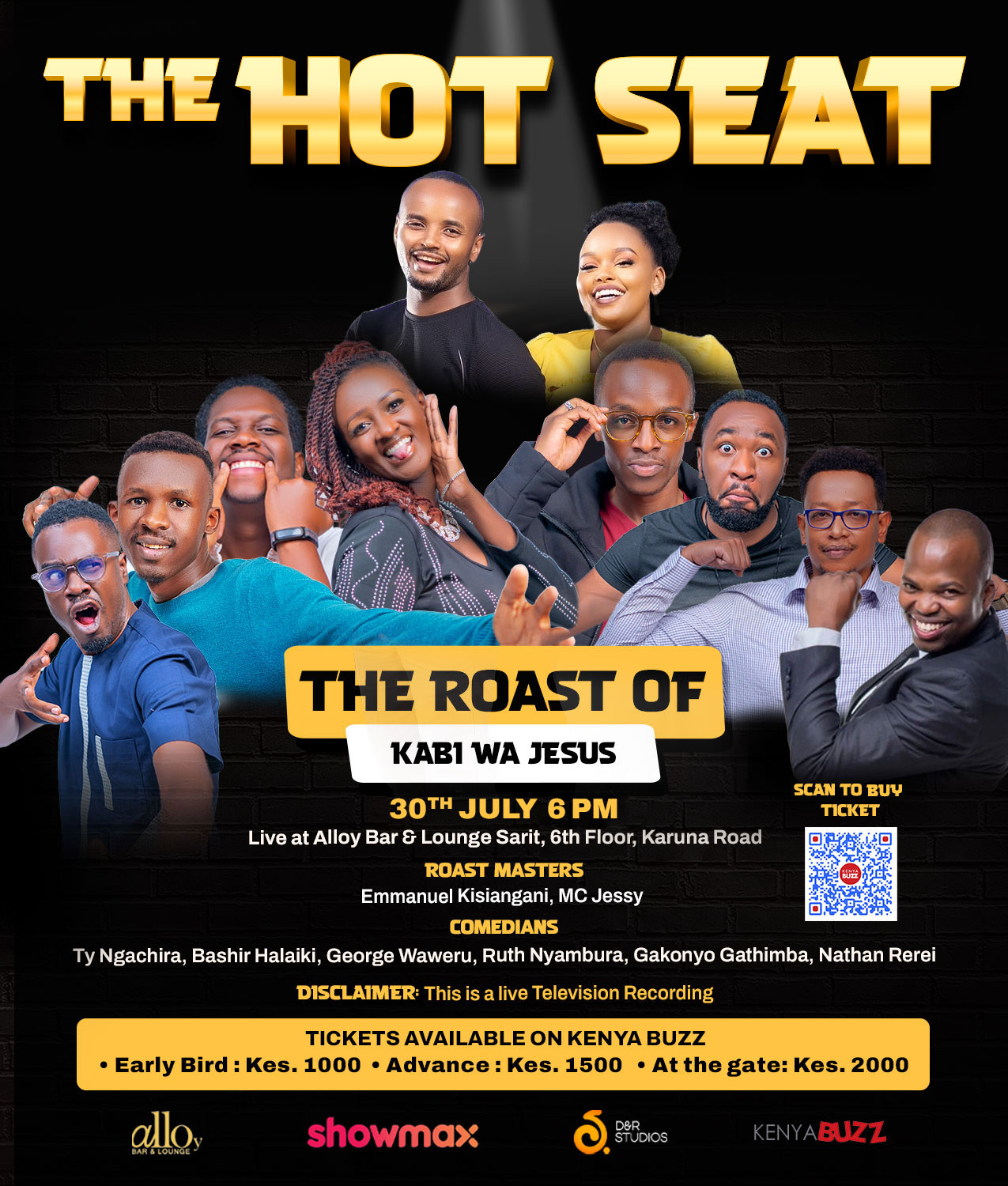 The Hot Seat- The Roast Of Kabi Wa Jesus