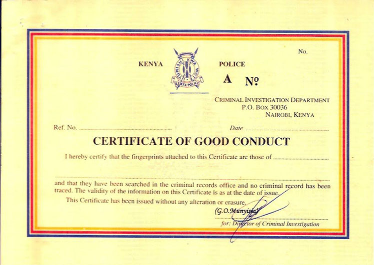 How to Get Your Police Clearance Certificate (Certificate of Good Conduct) in Nairobi