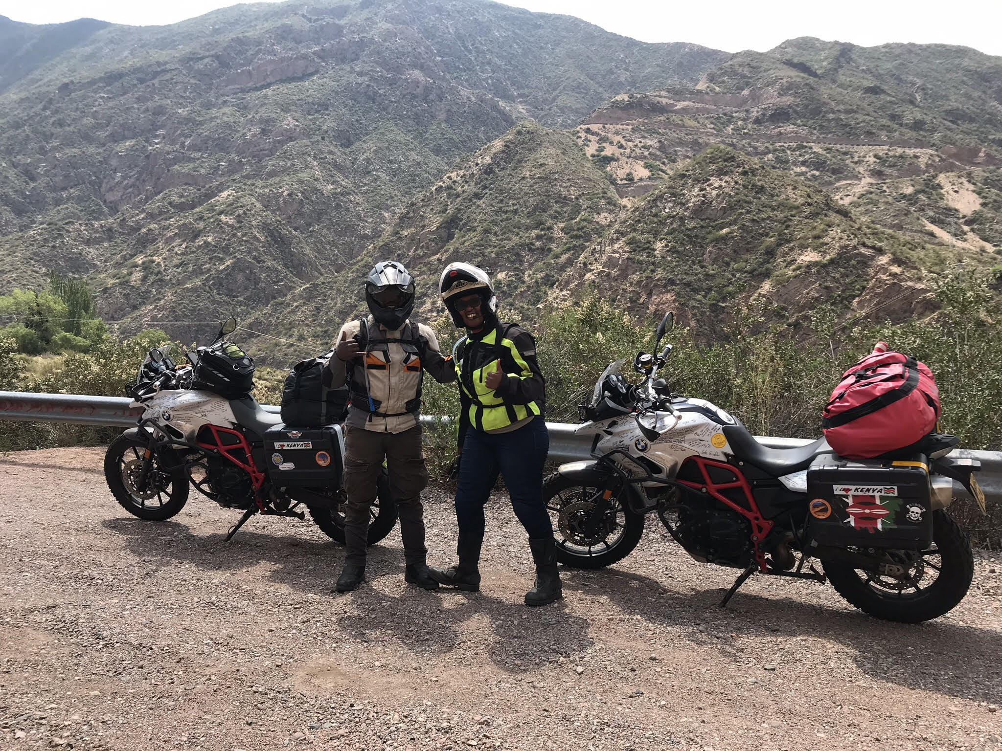 Full Throttle: The Kenyan Couple Travelling the World on Motorbikes