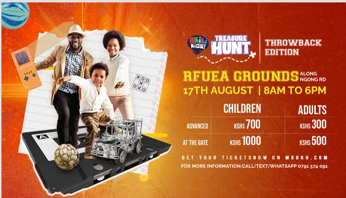 AKILI KIDS TREASURE HUNT FOR KIDS IN NAIROBI - THROWBACK EDITION