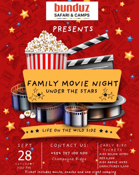 A Family Movie Night Adventure Under The Stars at Bunduz