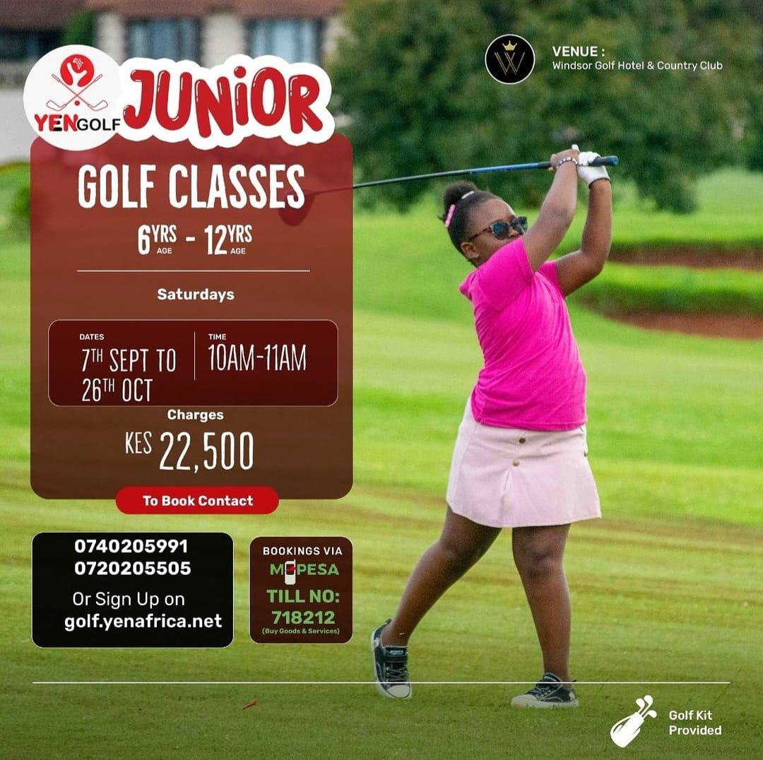 Junior Golf Classes in Nairobi: Get Your Kids Golf-Ready at Windsor This September