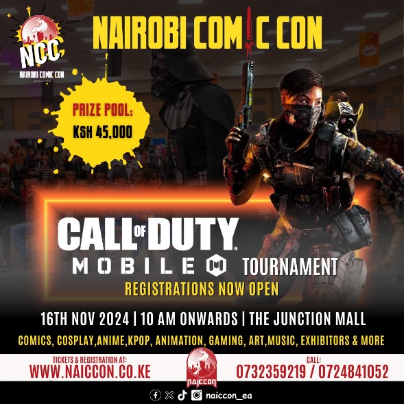 COD Lovers Unite: Nairobi Comic Con is Your Arena!