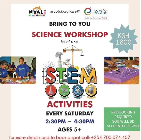 STEM Science Saturdays at Nyali Playhouse: Hands-On Learning for Kids in Mombasa