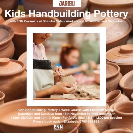 Kids Pottery Handbuilding Classes at Shamba Café