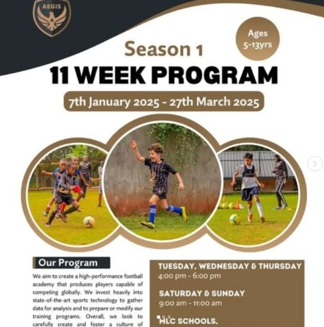 AEGIS Football Academy: Season 1 for Young Players