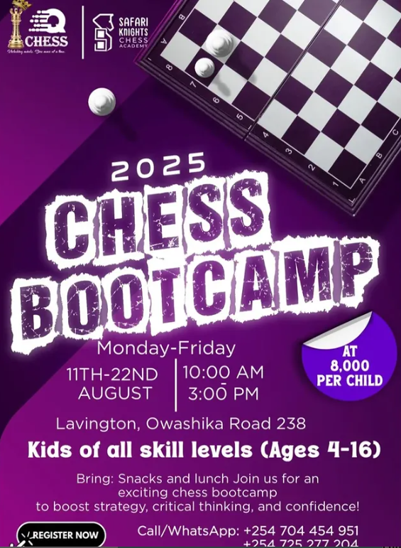 Chess Bootcamp 2025: Checkmate Your Boring August!
