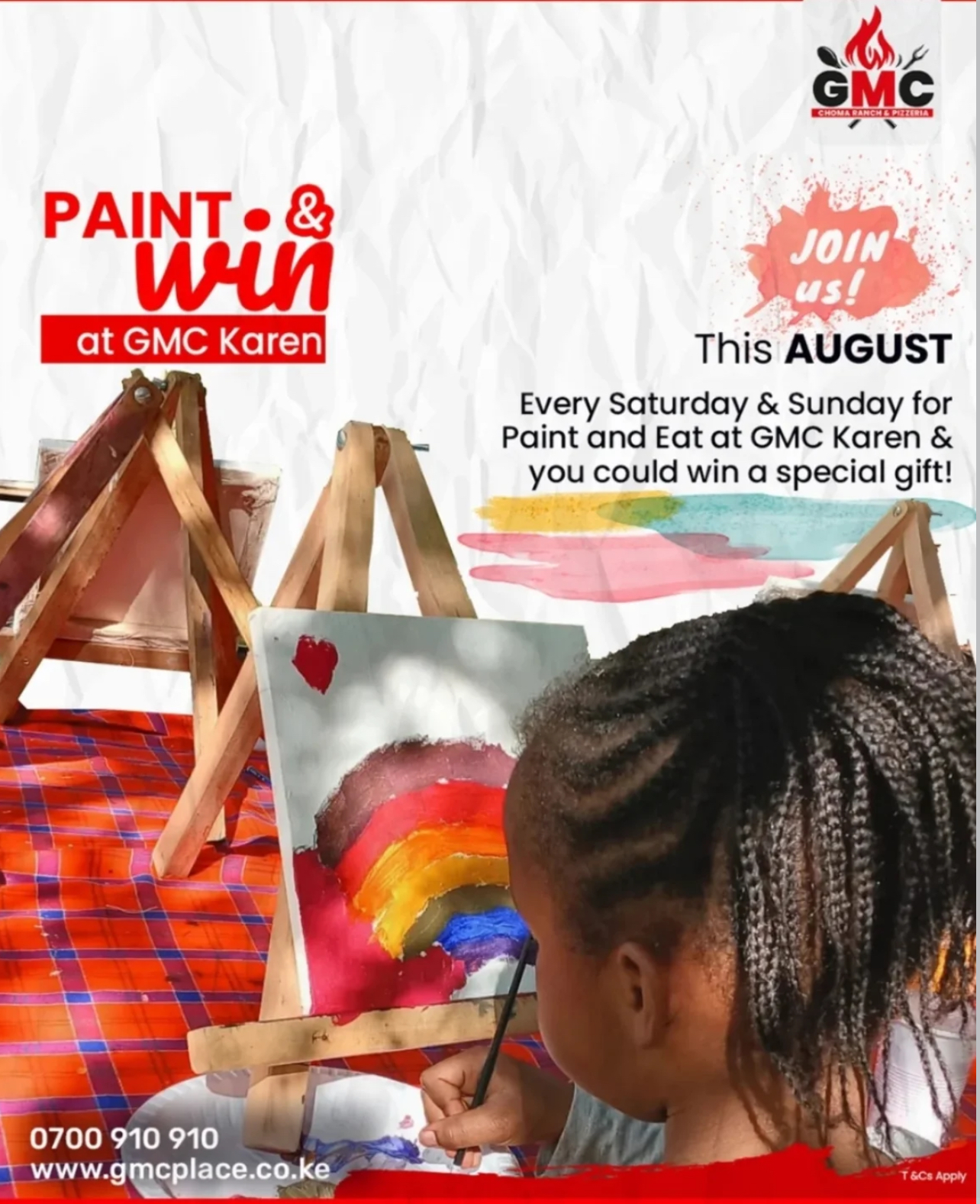 Brushstrokes, Fun, and Prizes: Kids Paint & Win at GMC Karen 
