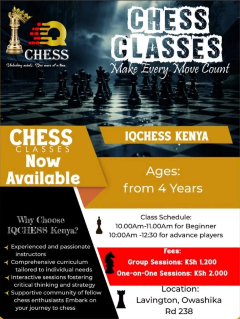 IQChess Kenya Unlocks Young Minds Through Strategy